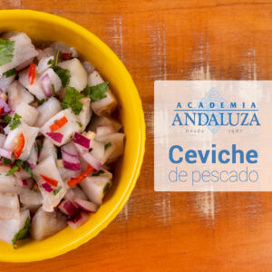 Ceviche de pescado peruano