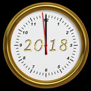 Reloj marcando casi las 12 de la noche