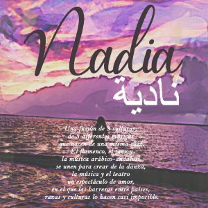 Cartel de Nadia en Conil