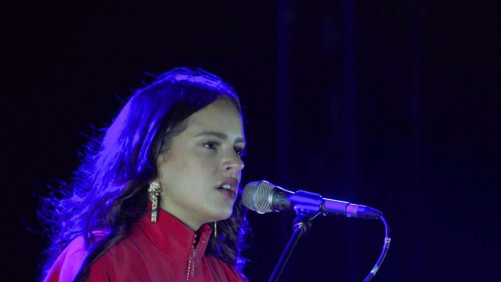 Rosalía en concierto