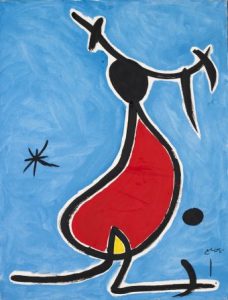 Joan Miró: Mujer con un bonito sombrero