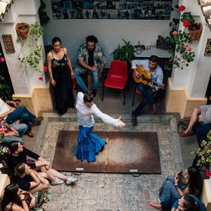Taller de flamenco en la Academia Andaluza de Idiomas - Conil de la frontera